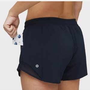 Lululemon hotty shorts navy blue